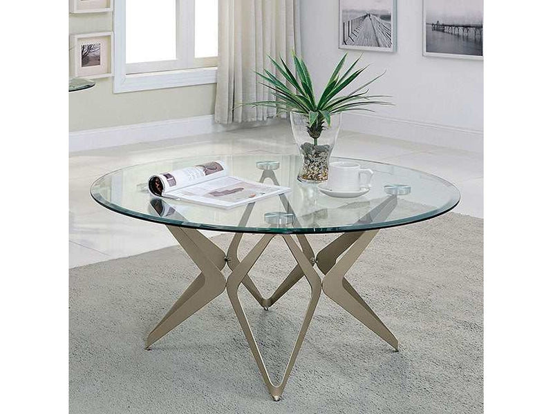 Alvise Champagne Coffee Table - Ornate Home