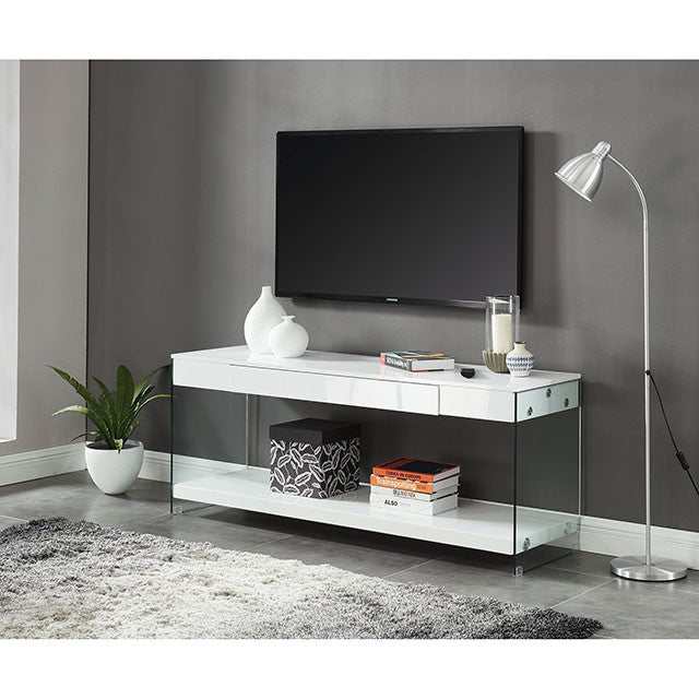 Sabugal White TV Stand - Ornate Home