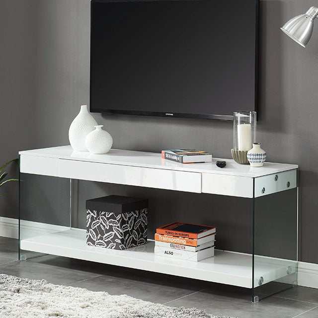 Sabugal White TV Stand - Ornate Home