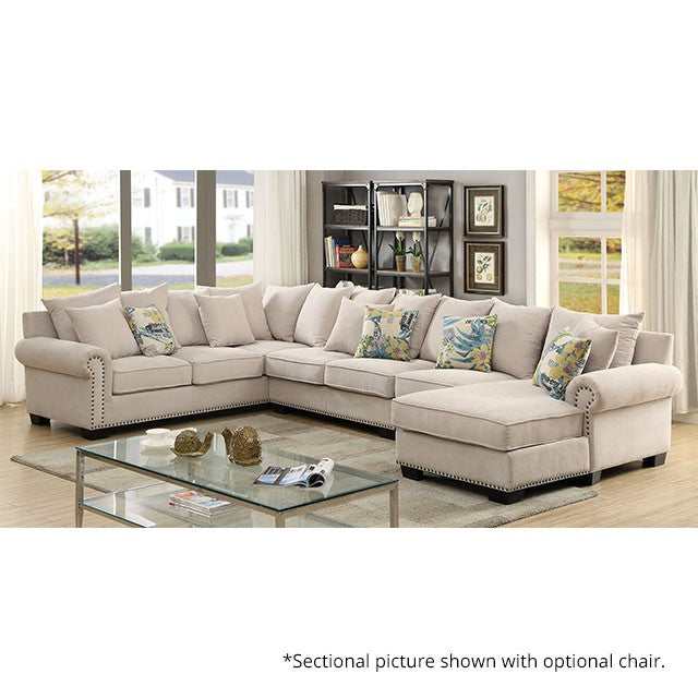 Skyler Beige Sectional - Ornate Home