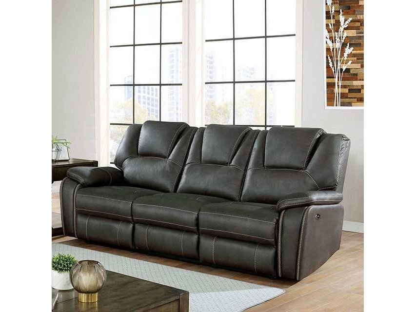 Ffion Gray Power Reclining Sofa