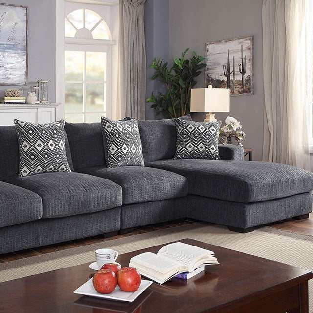 Kaylee Gray Large L-Shaped Sectional - Ornate Home