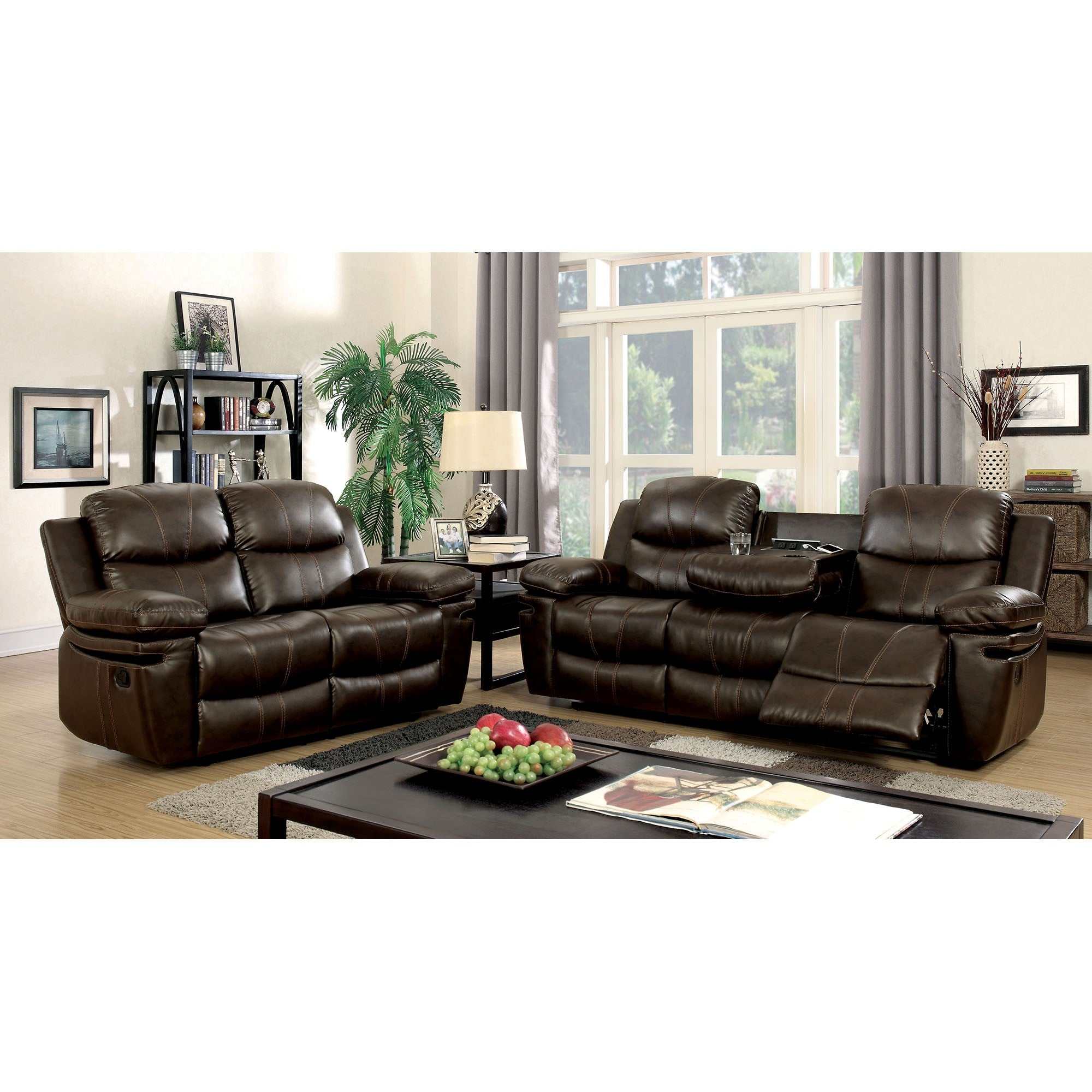 Listowel Brown Recliner - Ornate Home