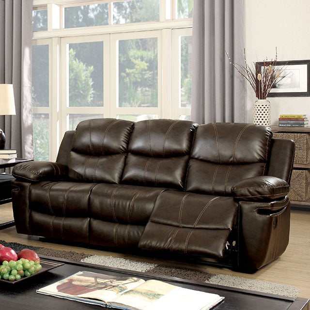 Listowel Brown Sofa - Ornate Home