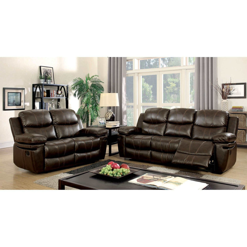 Listowel Brown Sofa - Ornate Home