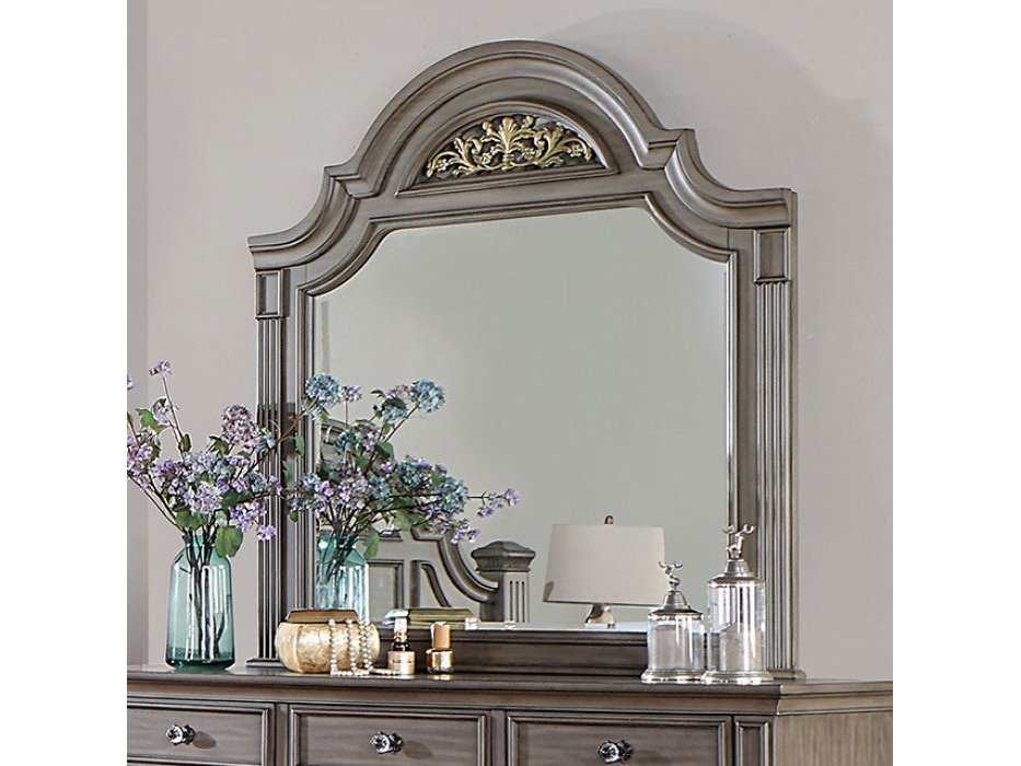 Syracuse Gray Mirror - Ornate Home