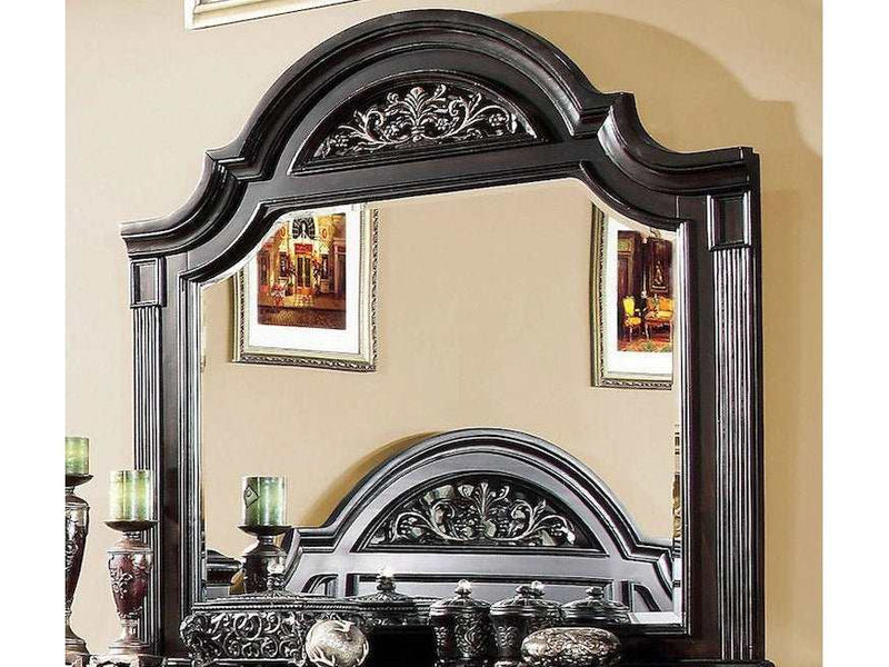 Syracuse Dark Walnut Mirror - Ornate Home