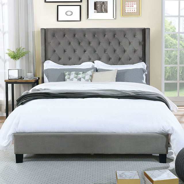 Ryleigh Gray California King Bed - Ornate Home