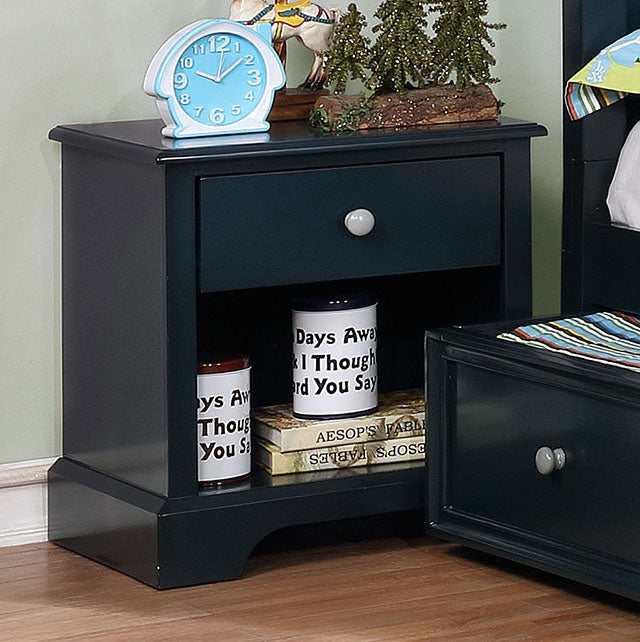 Diane Blue Nightstand - Ornate Home