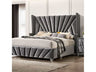 Carissa Velvet Upholstered Wingback HB Bed - Ornate Home