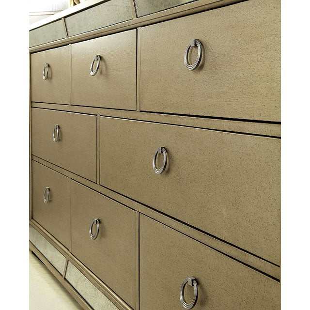 Loraine Champagne Dresser - Ornate Home