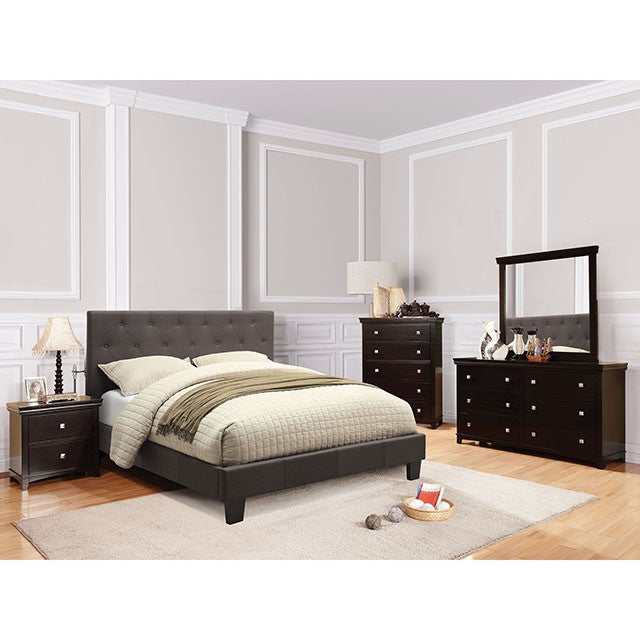 Leeroy Gray Twin Bed - Ornate Home