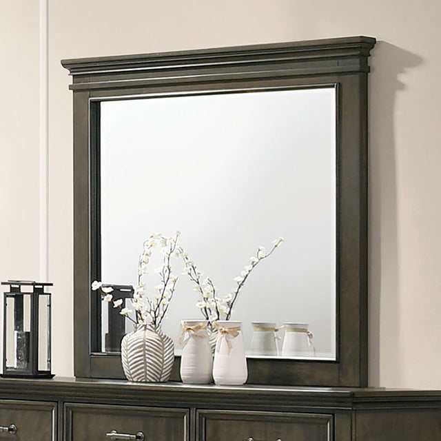 Houston Gray Mirror - Ornate Home