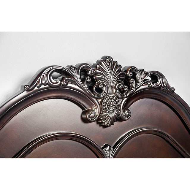 Mandura Cherry Eastern King Bed - Ornate Home