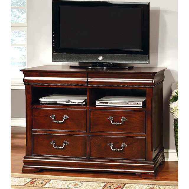 Mandura Cherry Media Chest - Ornate Home