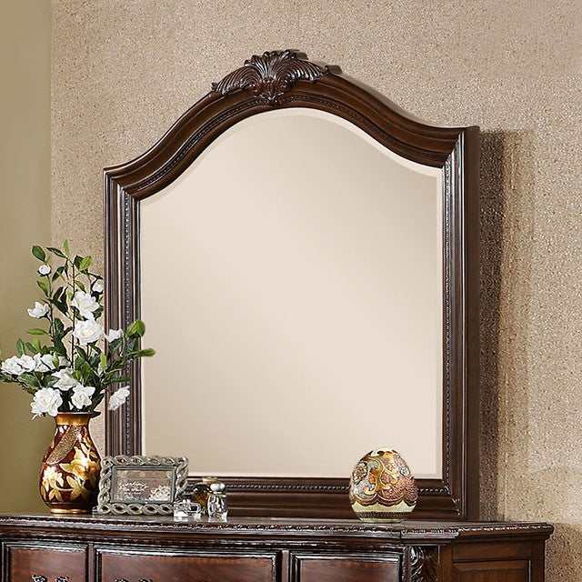 Bellefonte Brown Cherry Mirror - Ornate Home