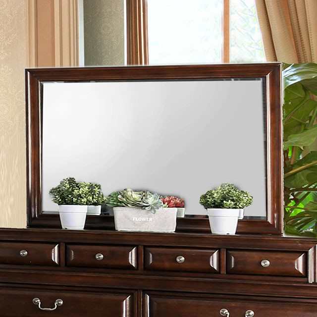 Brandt Brown Cherry Mirror - Ornate Home