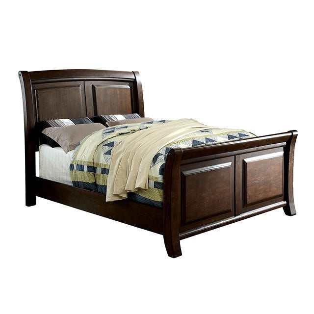 Litchville Brown Cherry California King Bed - Ornate Home