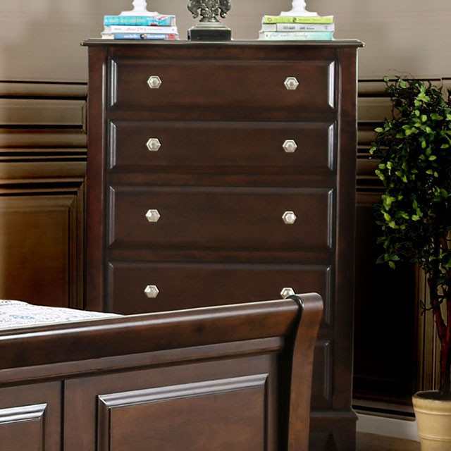 Litchville Brown Cherry Chest - Ornate Home