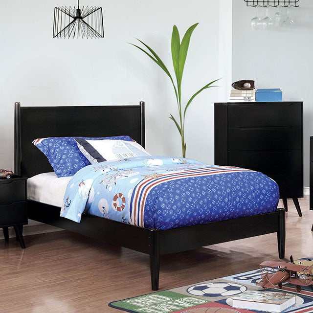 Lennart Black Twin Bed - Ornate Home