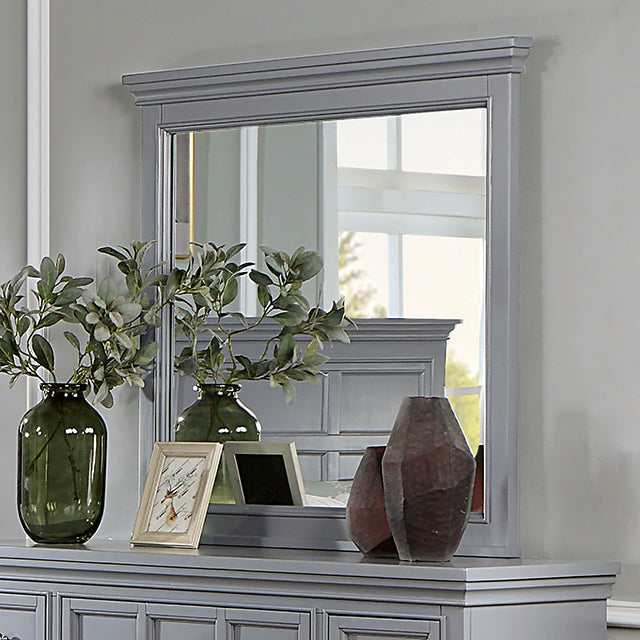 Castlile Gray Mirror - Ornate Home