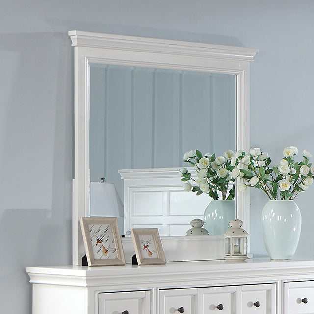 Castile White Mirror - Ornate Home