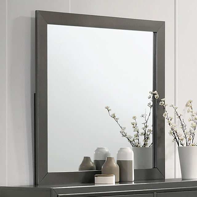 Alison Dark Walnut Mirror - Ornate Home