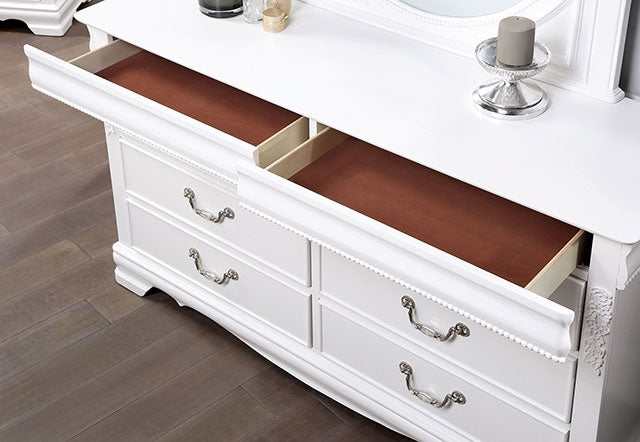 Alecia White Dresser - Ornate Home