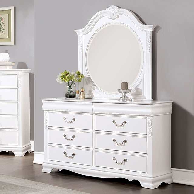 Alecia White Dresser - Ornate Home