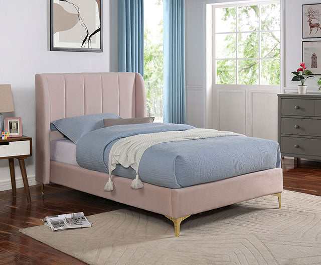 Pearl Light Pink Twin Bed - Ornate Home