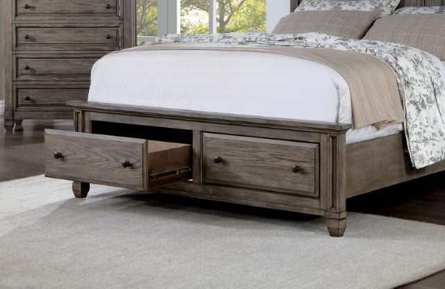 Durango Warm Gray California King Bed - Ornate Home