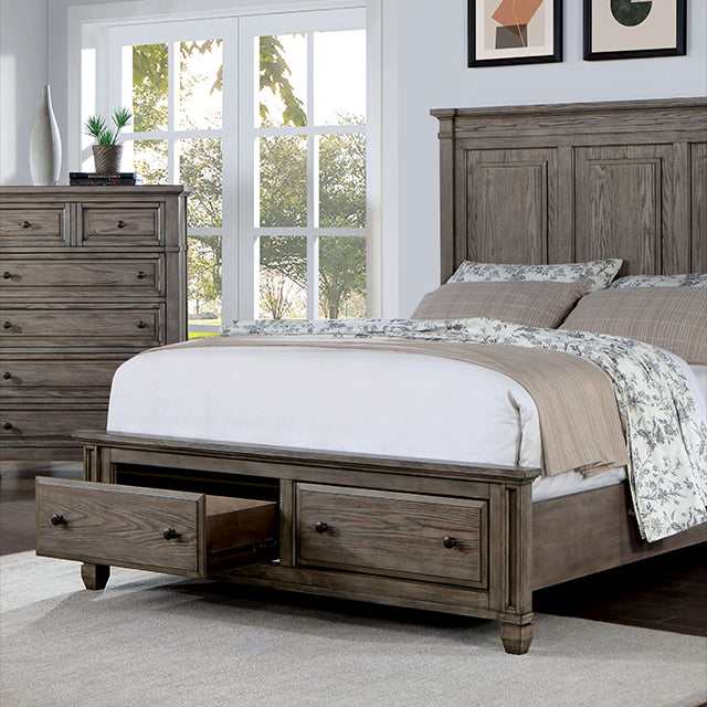 Durango Warm Gray California King Bed - Ornate Home