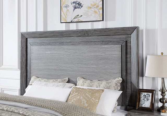 Raiden Gray Queen Bed - Ornate Home