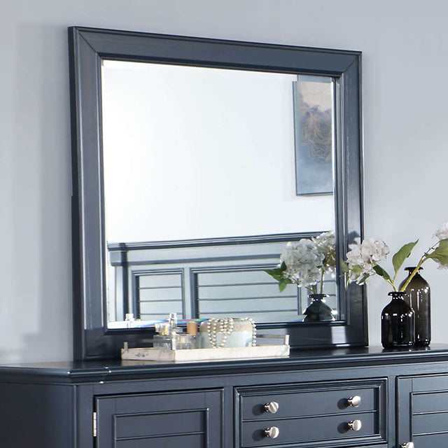 Manzanillo Slate Blue Mirror - Ornate Home