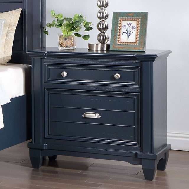 Manzanillo Slate Blue Nightstand - Ornate Home