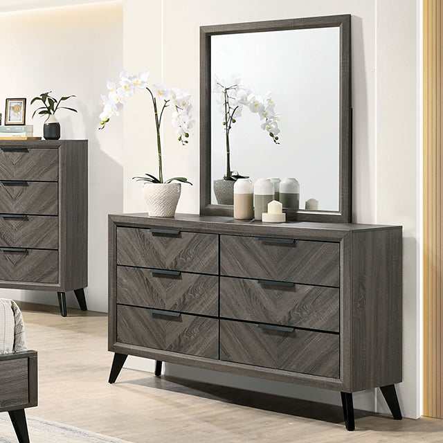 Vagan Gray Dresser - Ornate Home