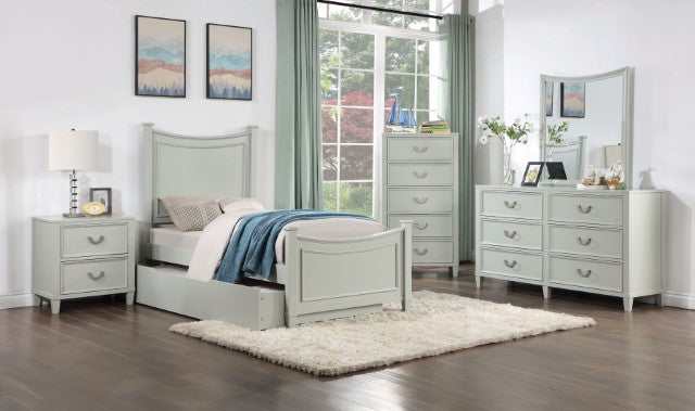 Lycorida Gray Twin Bed - Ornate Home