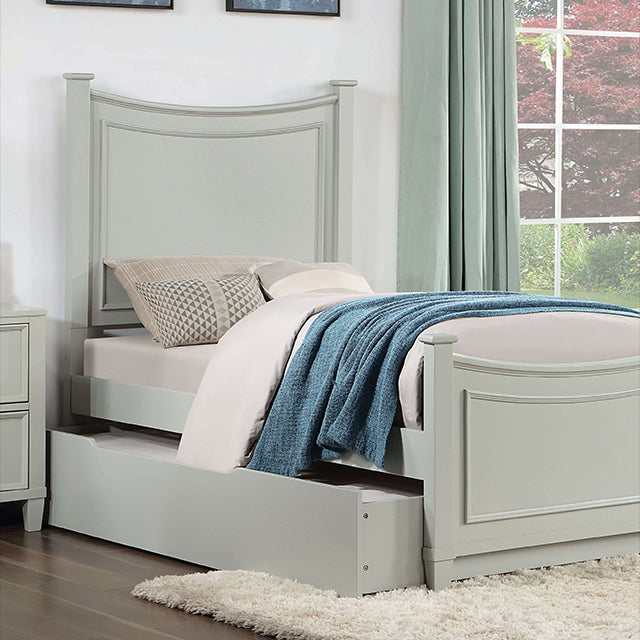 Lycorida Gray Twin Bed - Ornate Home