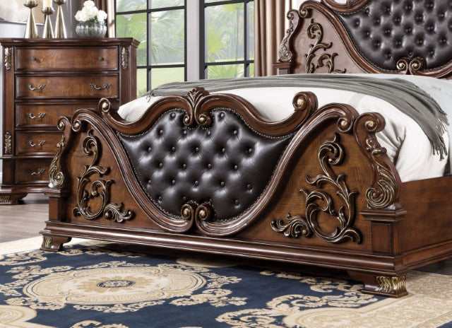 Esparanza Brown Eastern King Bed - Ornate Home