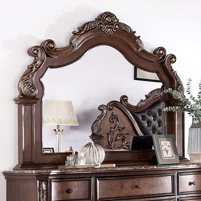 Esparanza Brown Mirror - Ornate Home