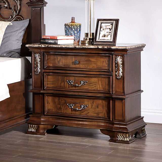 Esparanza Brown Nightstand - Ornate Home