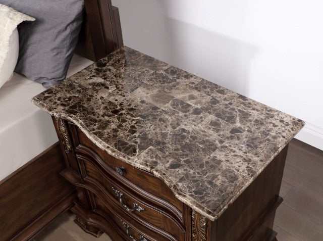 Esparanza Brown Nightstand - Ornate Home