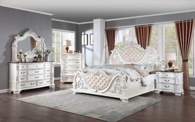 Esparanza Pearl White Chest - Ornate Home