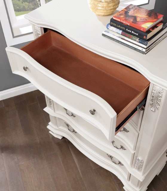 Esparanza Pearl White Chest - Ornate Home