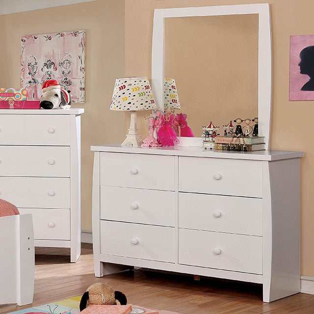 Marlee White Dresser - Ornate Home