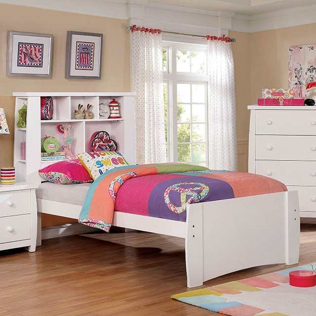 Marlee White Twin Bed - Ornate Home