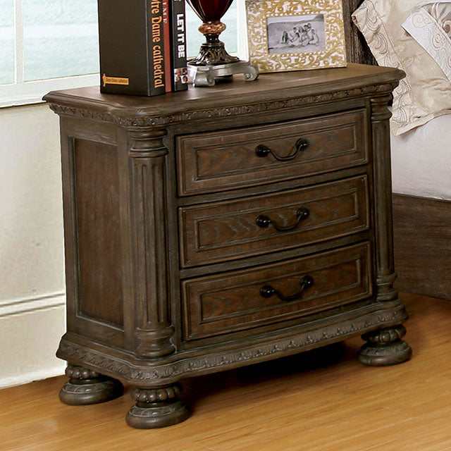 Persephone Rustic Natural Nightstand - Ornate Home