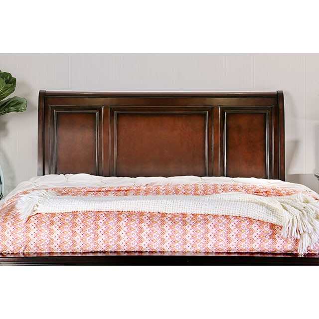 Northville Dark Cherry Queen Bed - Ornate Home