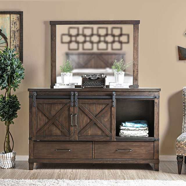 Bianca Dark Walnut Dresser - Ornate Home