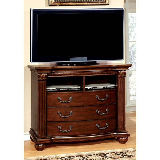 Grandom Cherry Media Console / TV Stand - Ornate Home